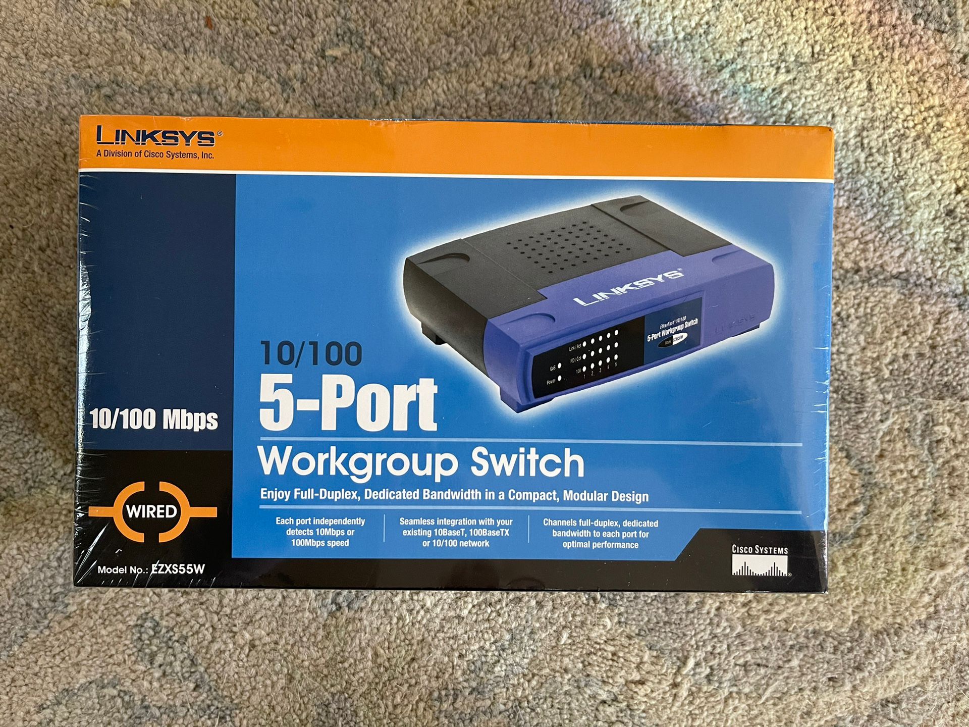 Linksys 5-Port Workgroup Switch 10/100 Mbps