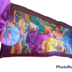 Disney Girls Sleeping Bag/bolsa De Acampar