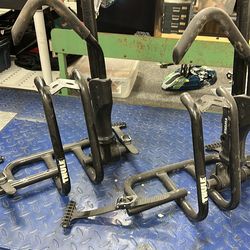 Pair of THULE truck bed bike rack