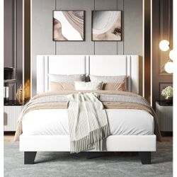 Full Size Bed Frame White 