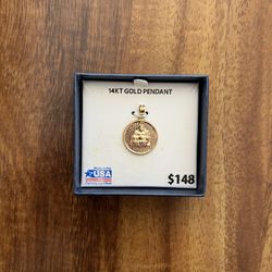 50% Off 14k Gold Buddha Pendant 