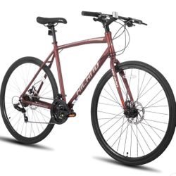 700C Road Hybrid Bike, 21 speeds Bikes Urban City Commuter Bicycle with Disc Brake for Men Women Adult Comfortable Bicycle