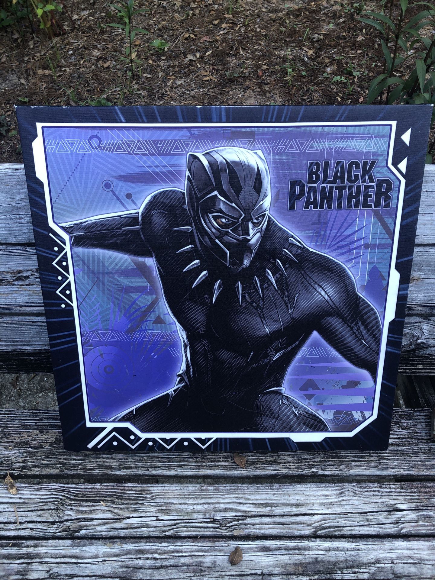 Marvel BLACK PANTHER Chadwick Boseman T'challa Poster Art Print 24x24” - Compare @$50