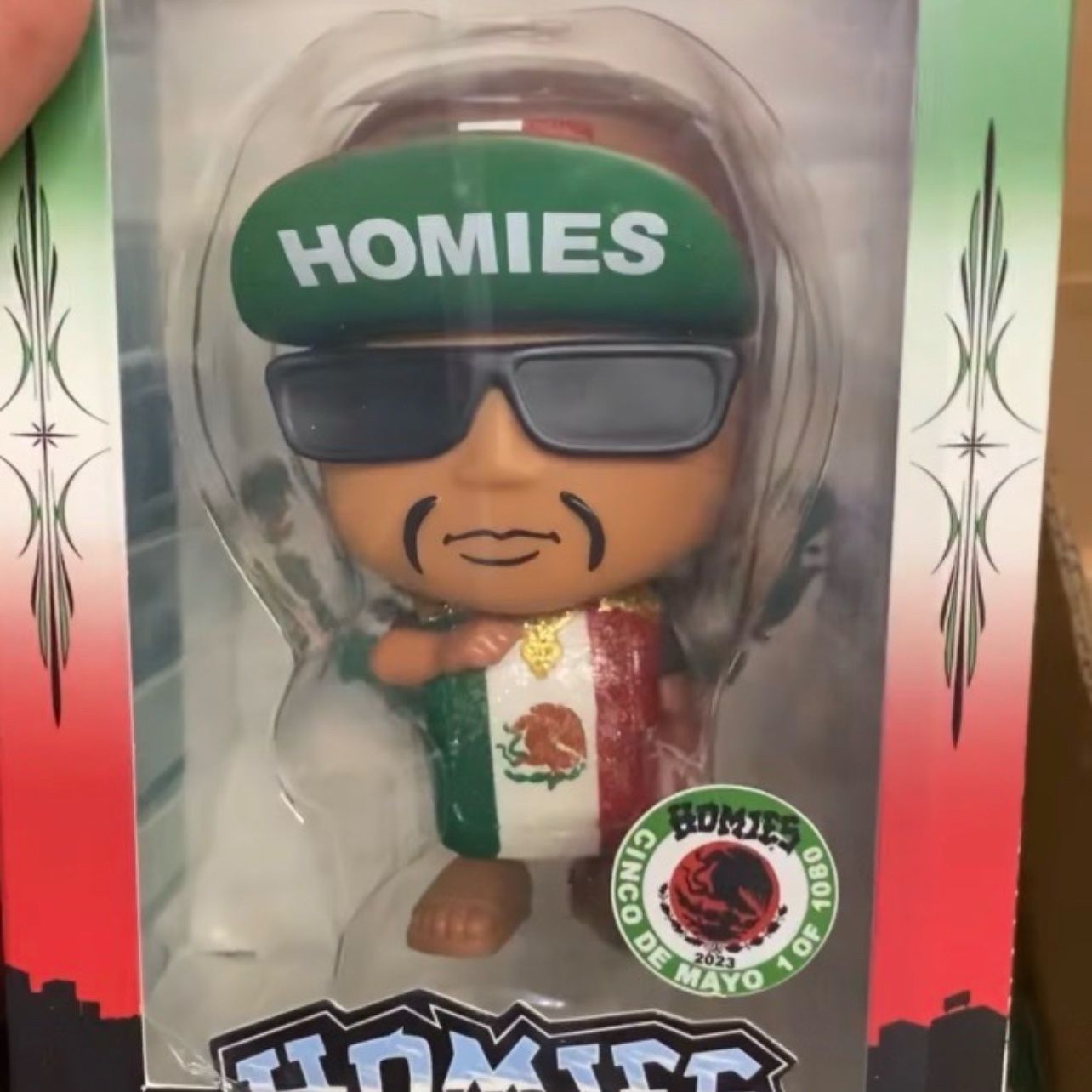HOMIES Big Headz Mr. Raza Cinco de Mayo Edition 1/1080 for Sale in 