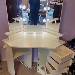 White Vanity For Women/Girls 