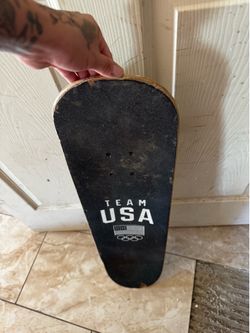 Used skateboard