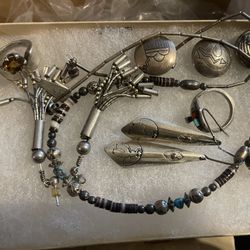 Sterling Silver Jewelry Lot Asking 120.00 