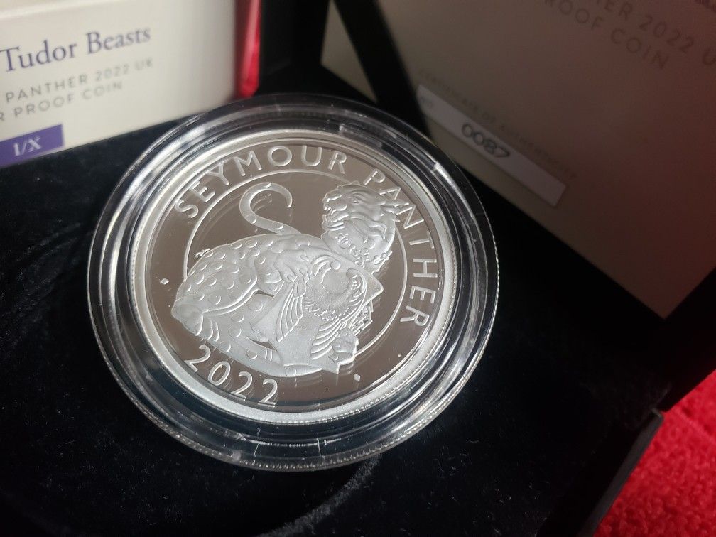 2 Oz Silver, Queens Beast Panther PROOF