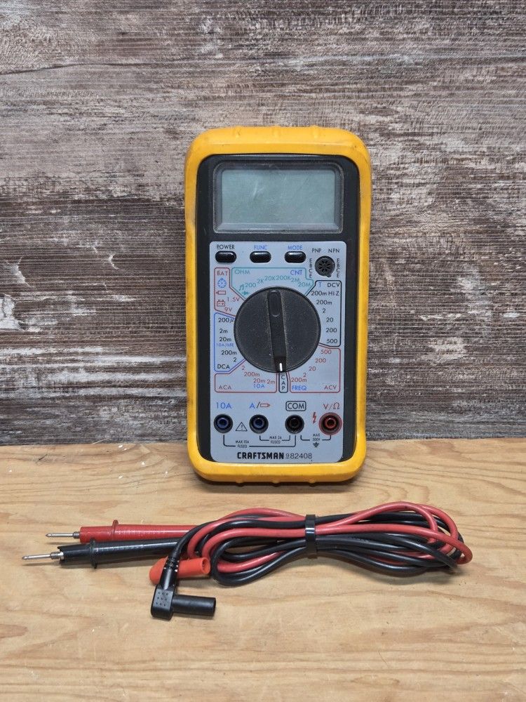 Craftsman 8-82408 Digital Multimeter Volt AC/DC