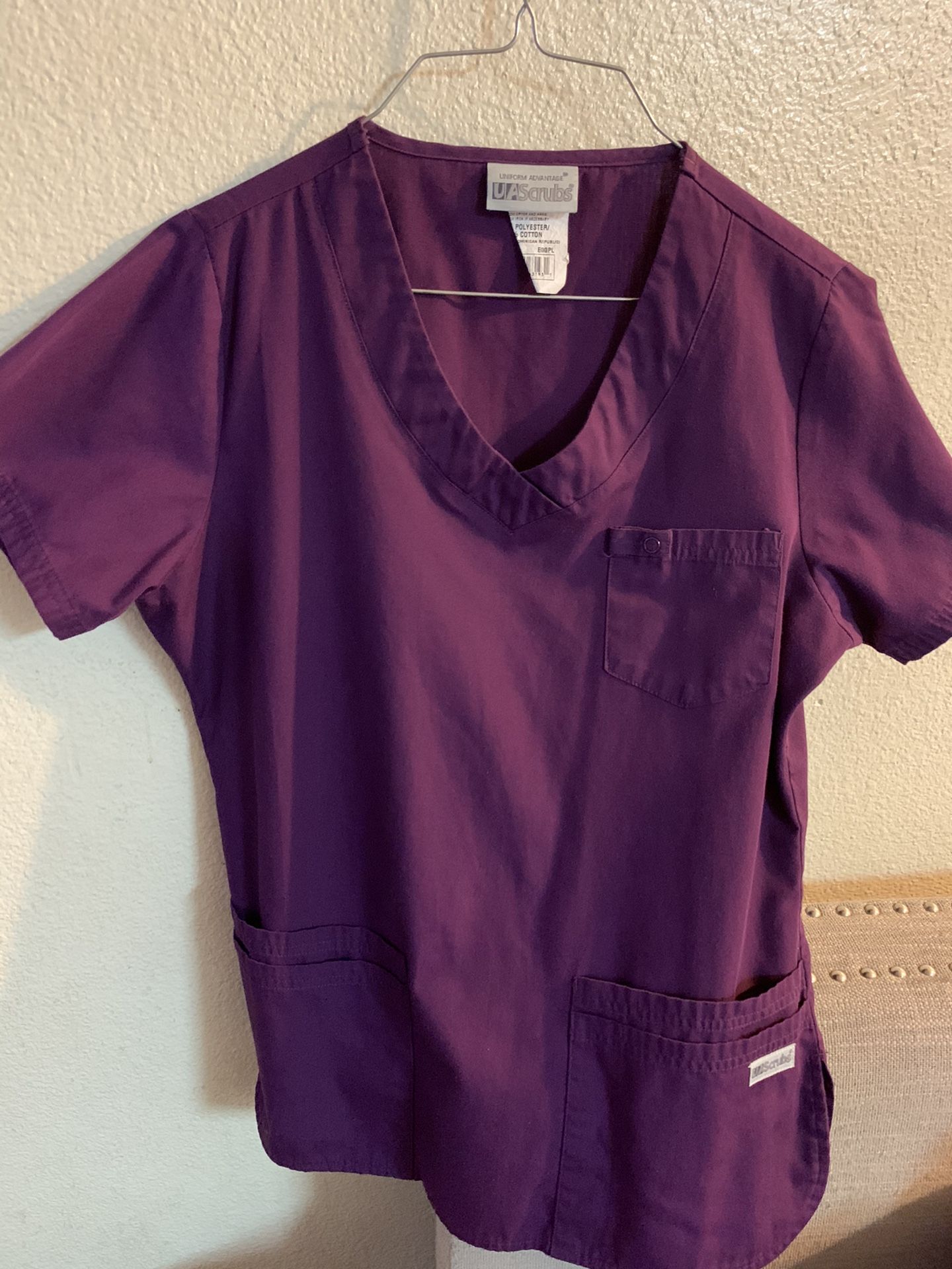 Both SMALL scrub tops $5