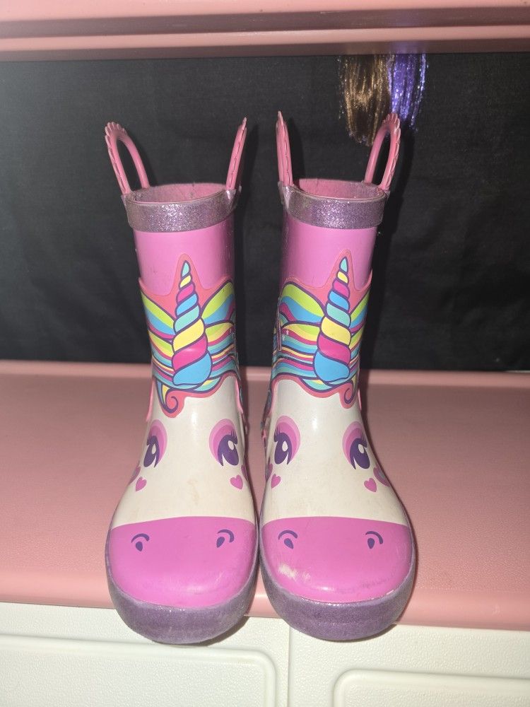 Unicorn Rain Boots