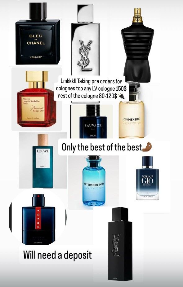 Colognes And Clothes