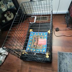 Dog crate pad included