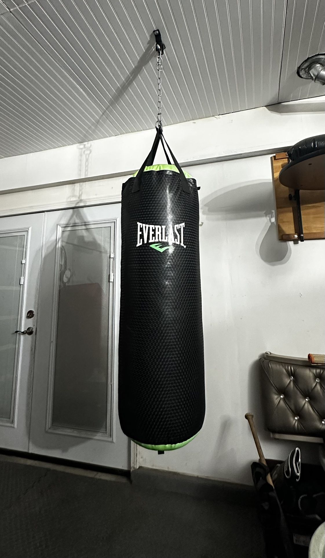 Everlast Punching Bag + Gloves
