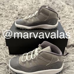 Jordan 11 Cool Grey. TD 10c