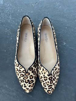 Vaneli shoes Sz 8.5 leopard print like new