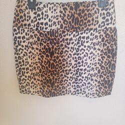 Brand New With Tags Twenty One Leopard Skirt