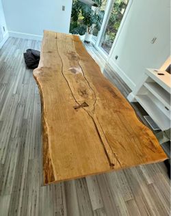 Custom White Oak Live Edge Tables ( Read the info 1st )