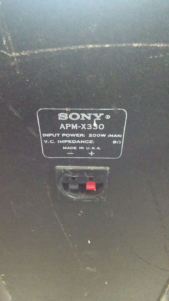 Sony APM X330 Floor Speakers for Sale in Fort Worth TX OfferUp