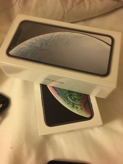 New iPhone X’s max and iPhone XR. Brand new