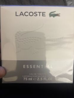 New sealed LACOSTE essential EAU DE TOILETTE cologne