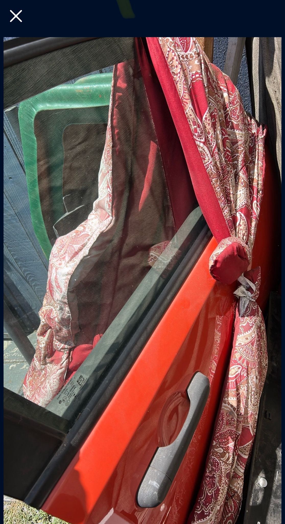 Jeep Door (orange)renegade Latitude 