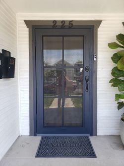 Entry steel door