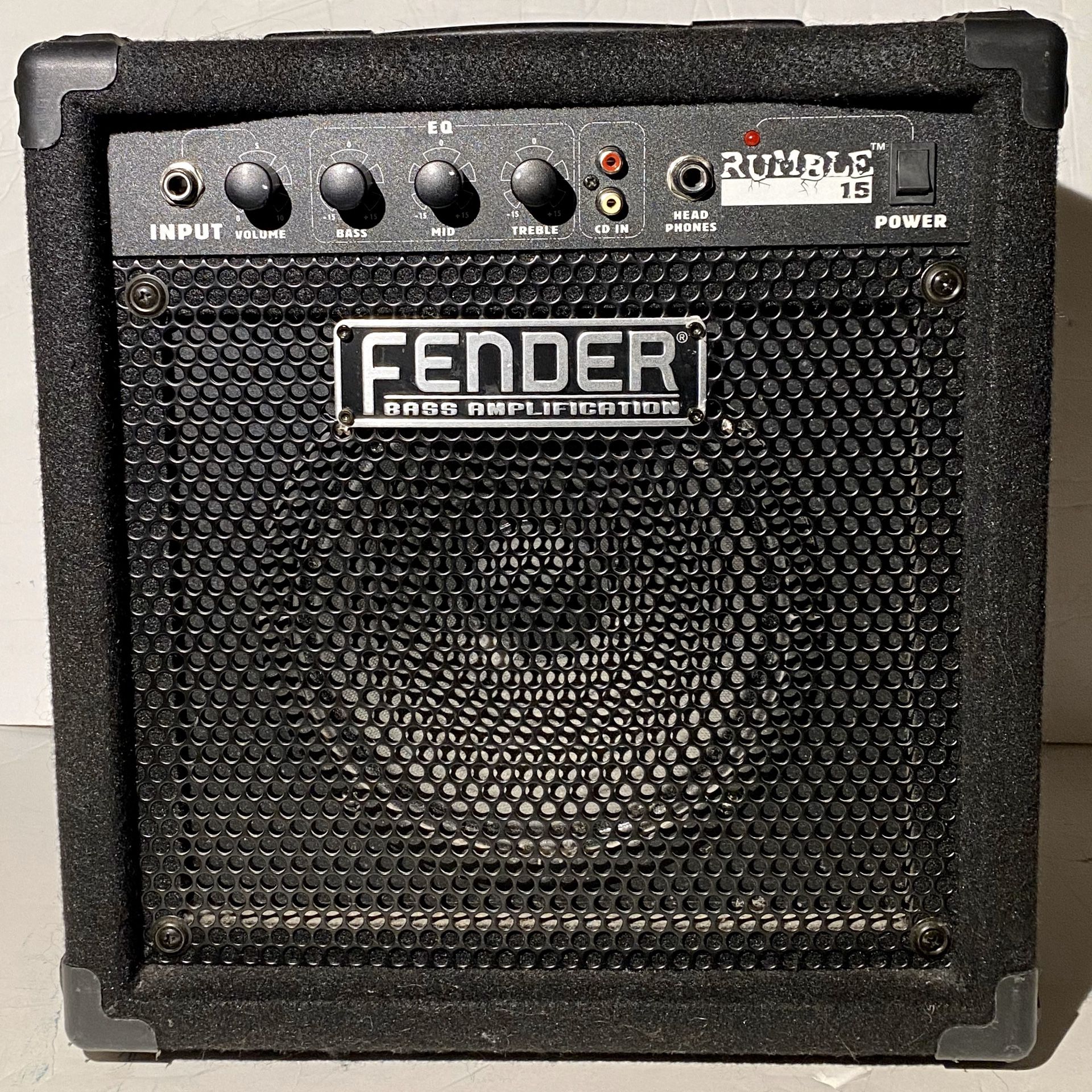 Fender Bass Amplication Rumble 15 38W PR 497 Guitar Amplifier
