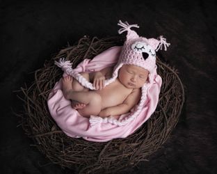 Newborn owl hats