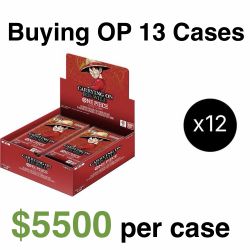 Buying OP13 Booster Box Cases