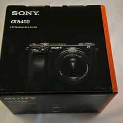 Sony Alpha A6400 24.2MP Mirrorless Camera with 16-50mm f/3.5-5.6 OSS Lens