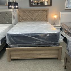 Queen Size Bed And Mattresses NEW
