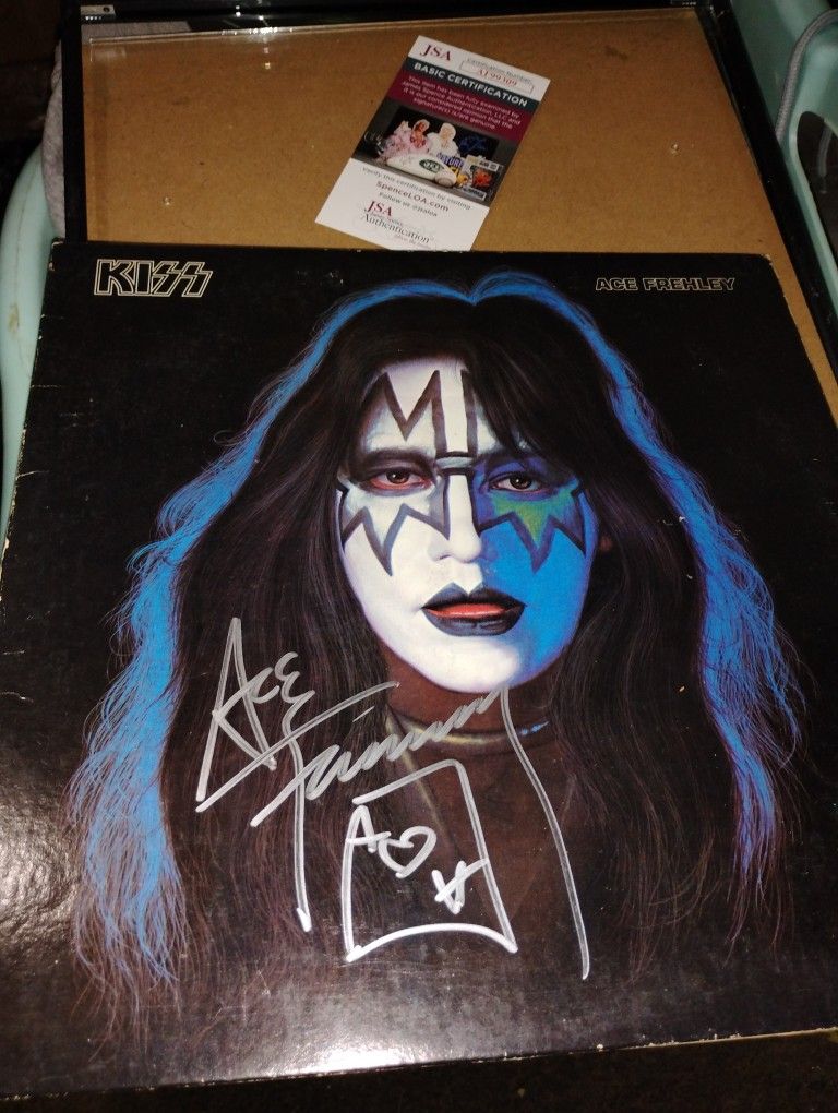 Ace Frehley Kiss Autograph JSA Coa Signed Rock And Roll 