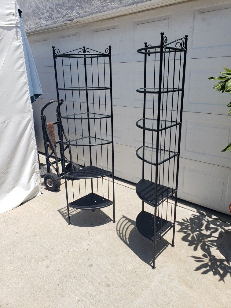Ikea Corner Wall Shelf Stands - $30 Each Or $55 For Both