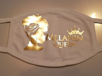 Melanin Queen face mask
