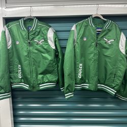 Kelly Green Large And XL Bomber Jacket 
