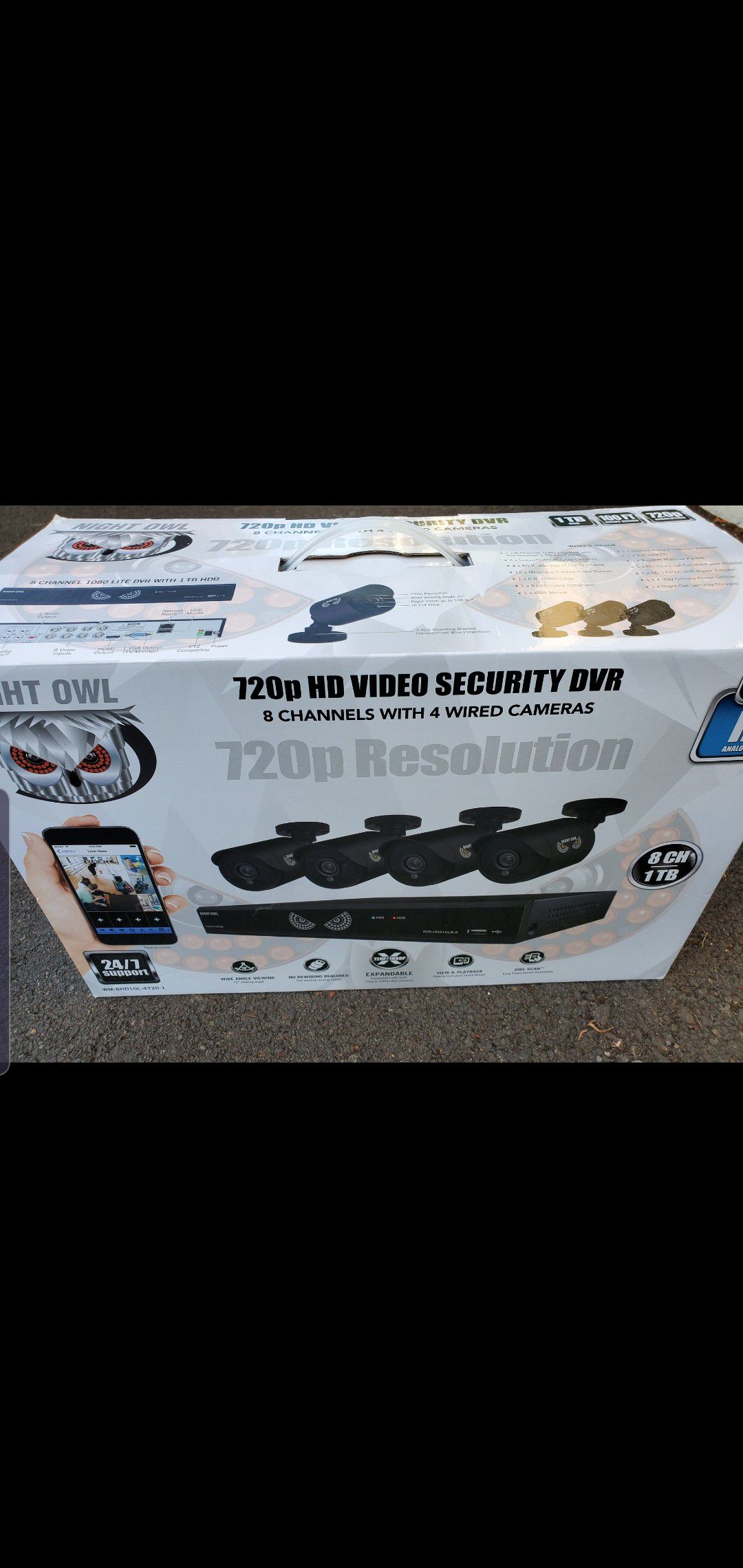 Night Owl HD Video Security Camera DVR 8 channel