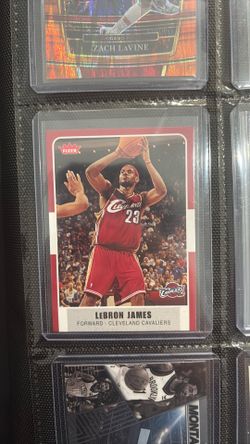 Kobe and LeBron 2007 fleer cards