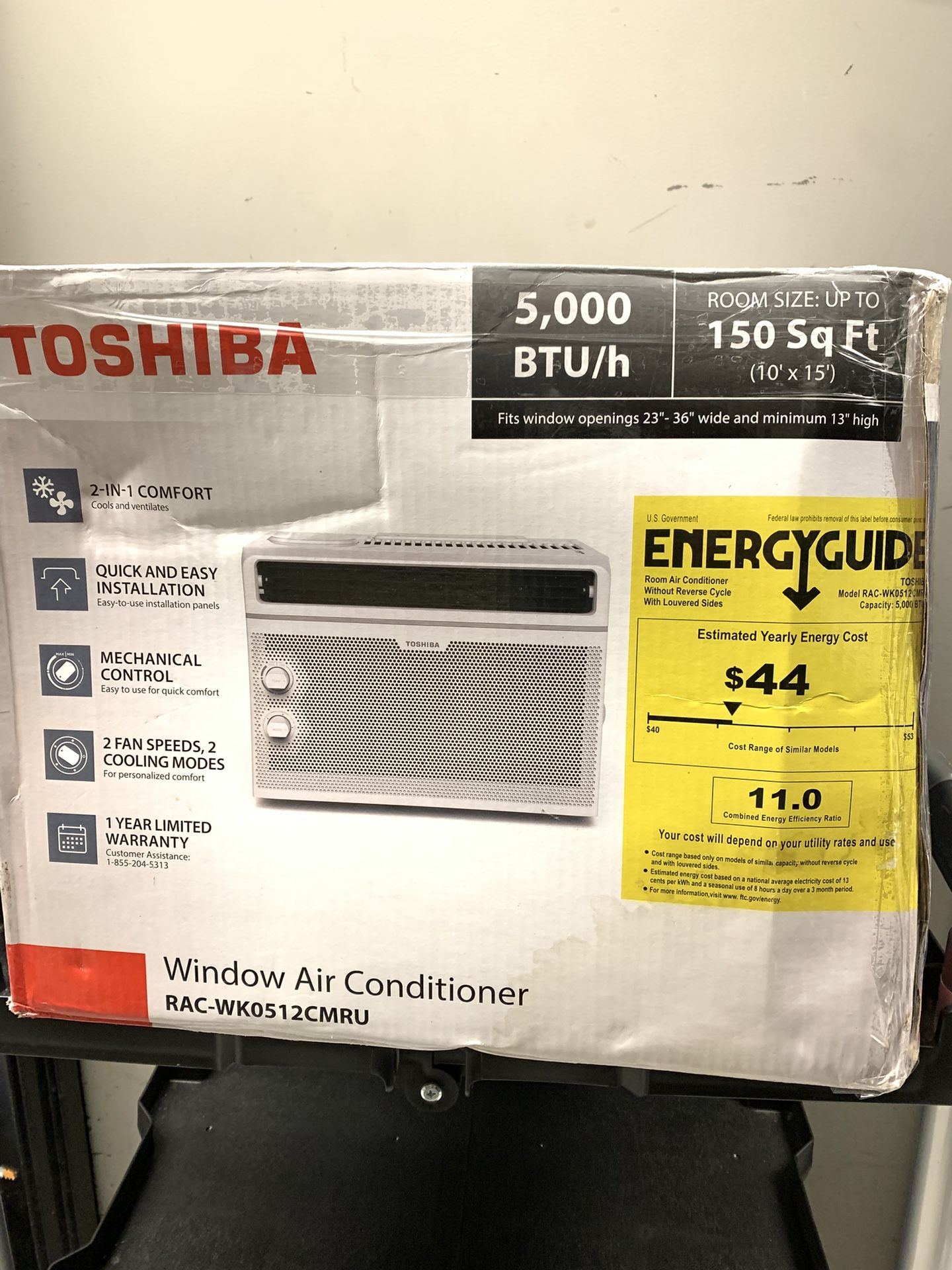 Air Conditioner 5000 Btu $90