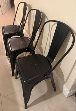 Metal chair 3 pcs!!!heavy duty