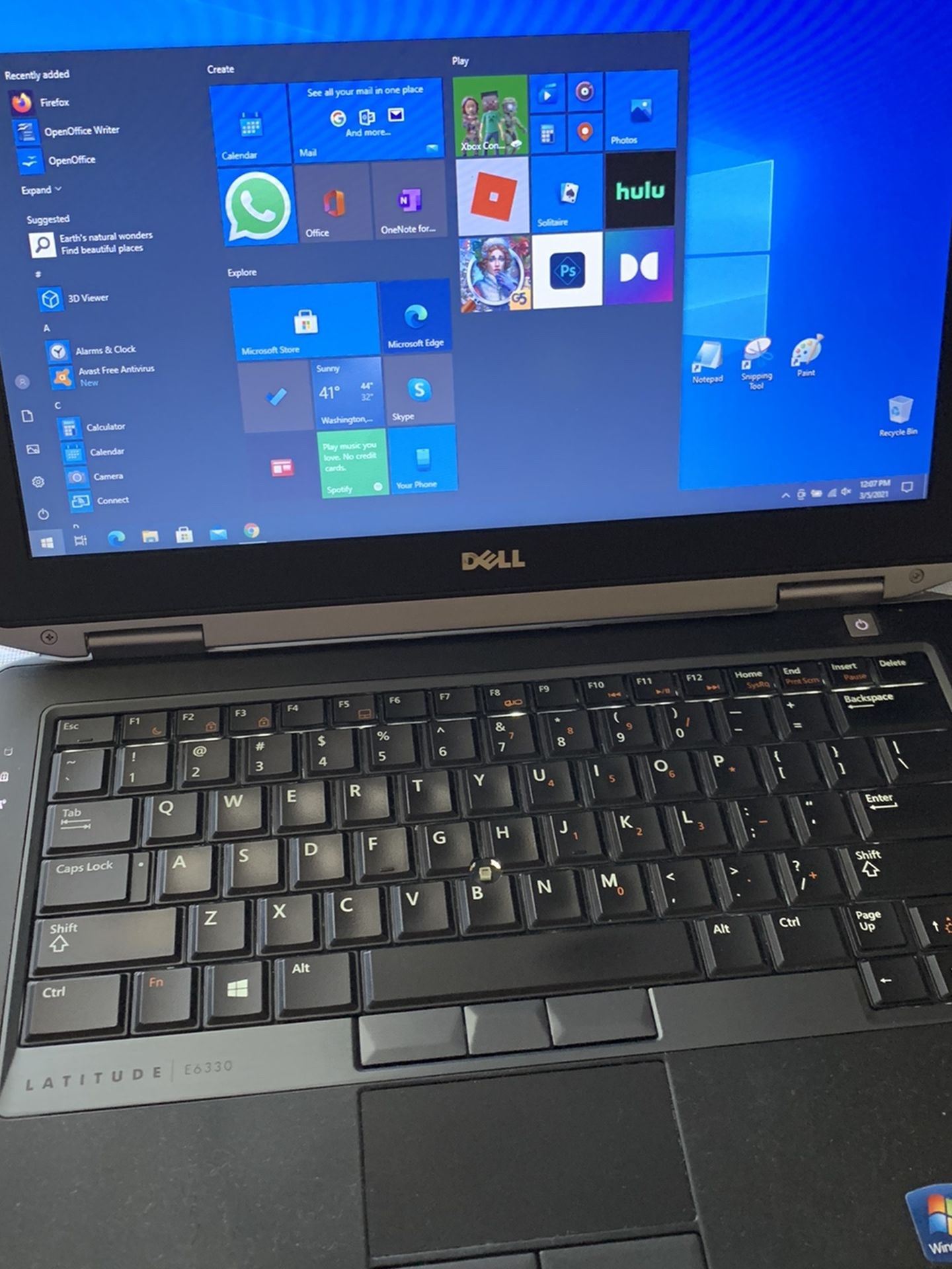CHEAP WORK SCHOOL Windows 10 LAPTOP // 14" Dell Lattitude - 8GB RAM - 500GB HDD - Charger included - Intel i5-3380M CPU 2.90Ghz - Intel HD Graphics 40