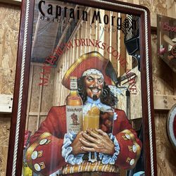 Vintage Beer And Rum Mancave Mirror Advertising Signs 3 Total