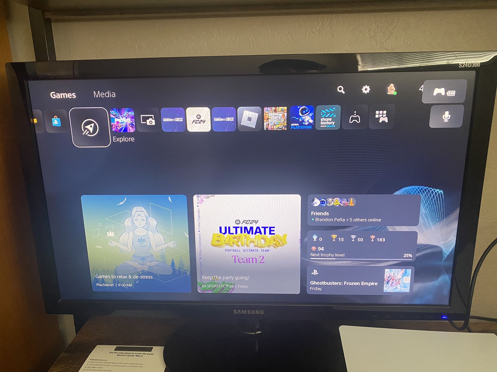 Samsung Gaming monitor 