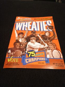 1999 Wheaties Calendar