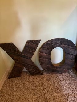 Wooden Letters XO