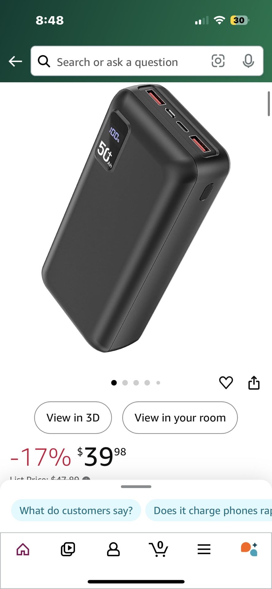 $30 For These Portable Chargers