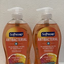 Softsoap Antibacterial Crisp Clean Scent Hand Soap Combo Set