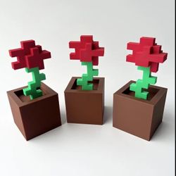 Decorative 3D Rose 