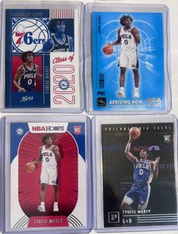 Tyrese Maxey 20-21 RC Lot 4 Cards!