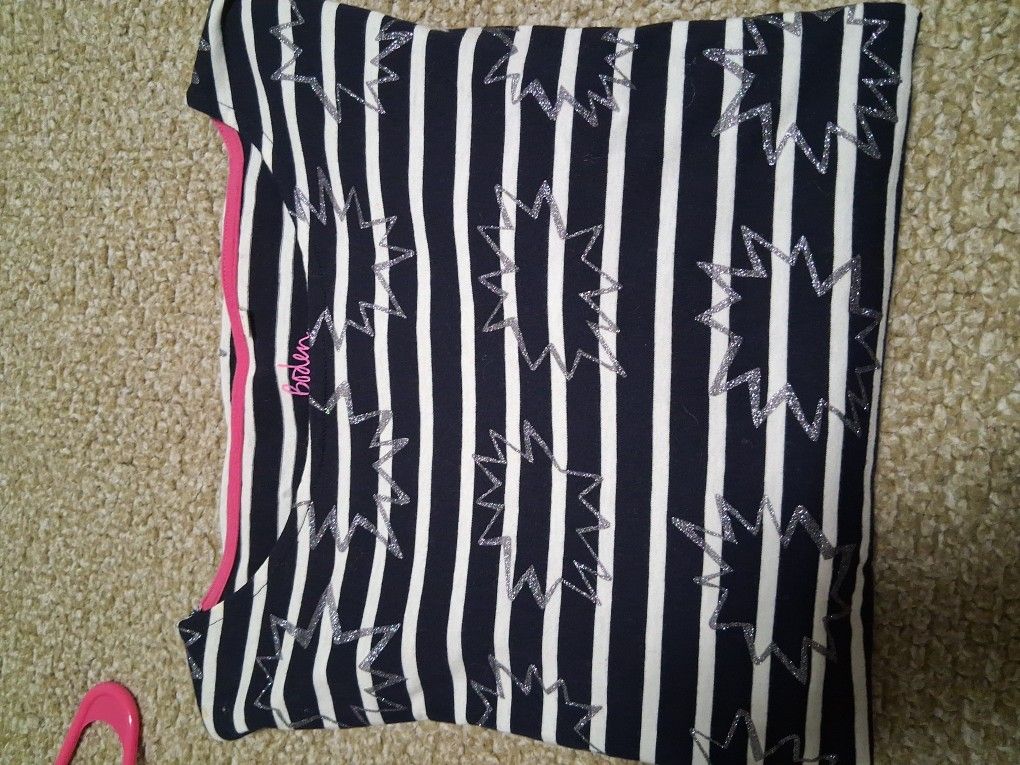 Girls Boden Sparkly long sleeve shirt